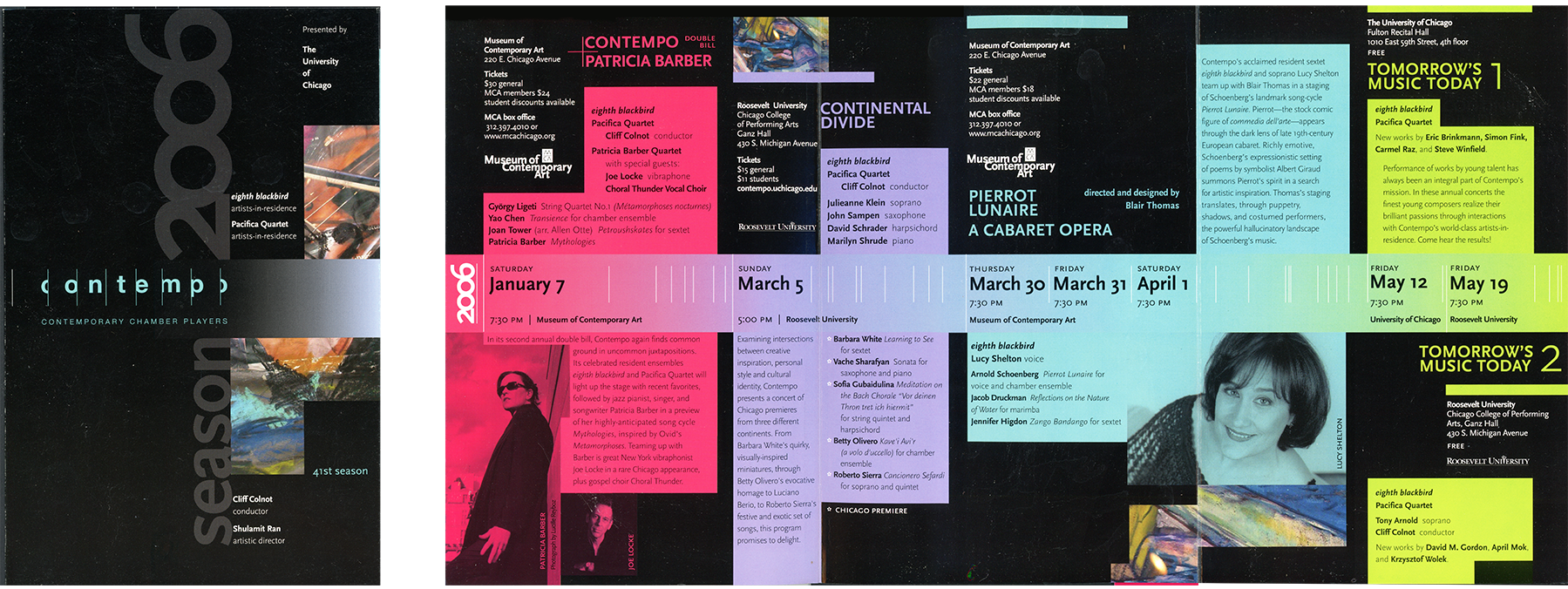 Annual performance calendar mailer