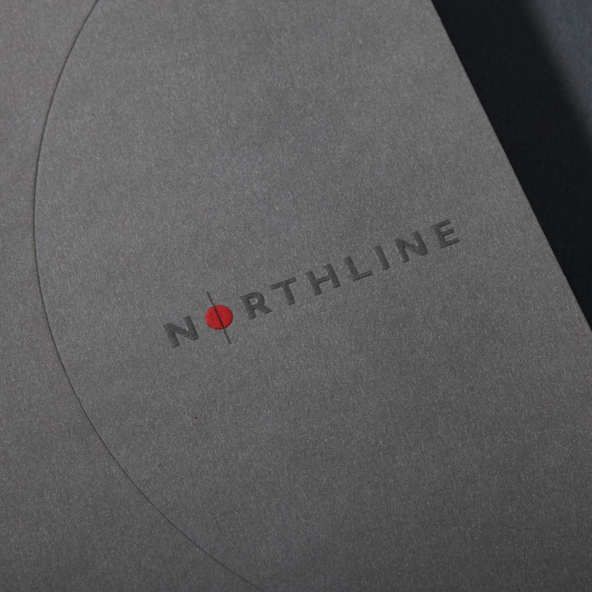 Embossed folder featuring the newly developed logo was one of the items the brand launched with.