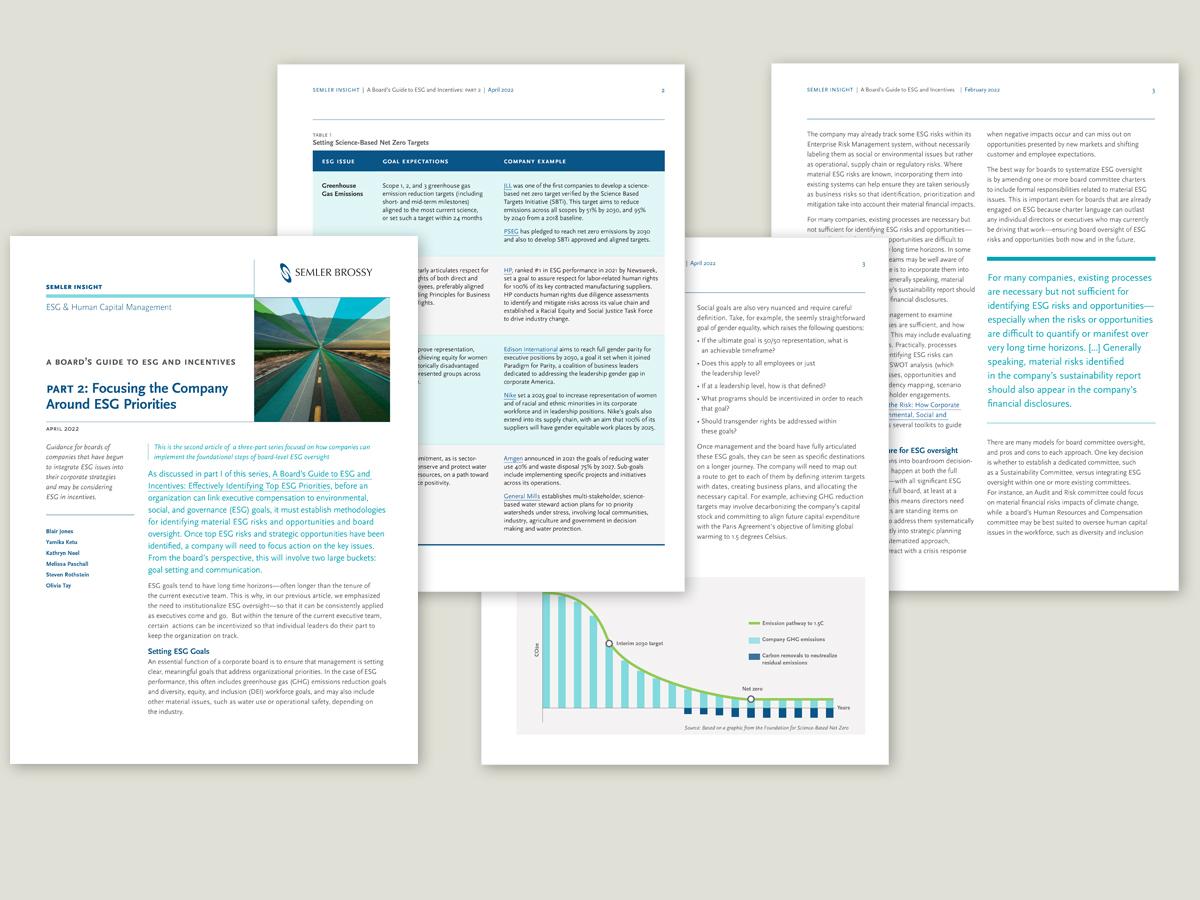 Article layout. Articles, each featuring a custom hero image are the backbone of Semler's thought leadership strategy.